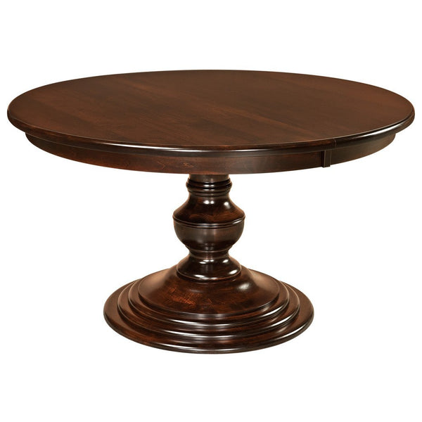 Kingsley Single Pedestal Extension Table - Amish Tables
 - 1