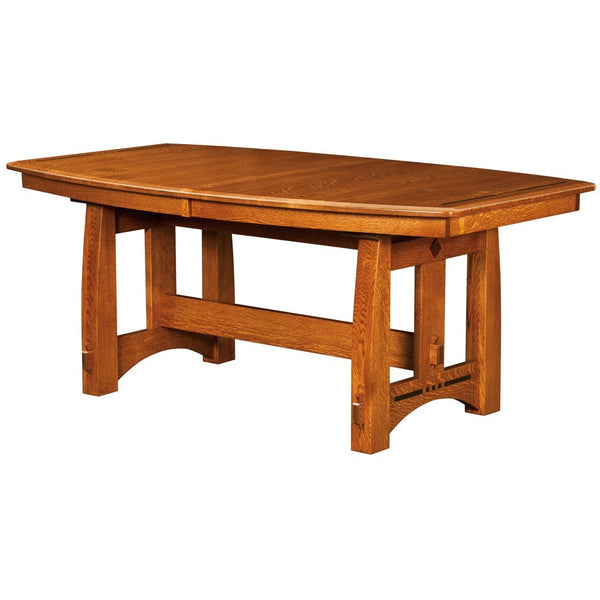 Colebrook Trestle Extension Table - Amish Tables
 - 1