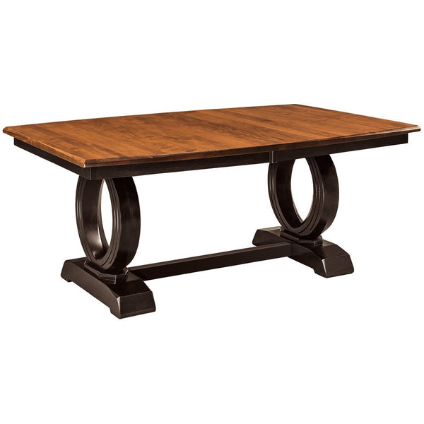 Saratoga Trestle Dining Table - Amish Tables
 - 1